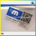 competitive price wholesale clear frosted plastic business cards